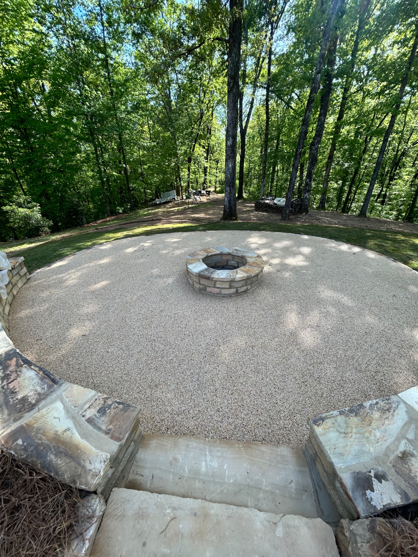 Woodland Fire Pit Patio