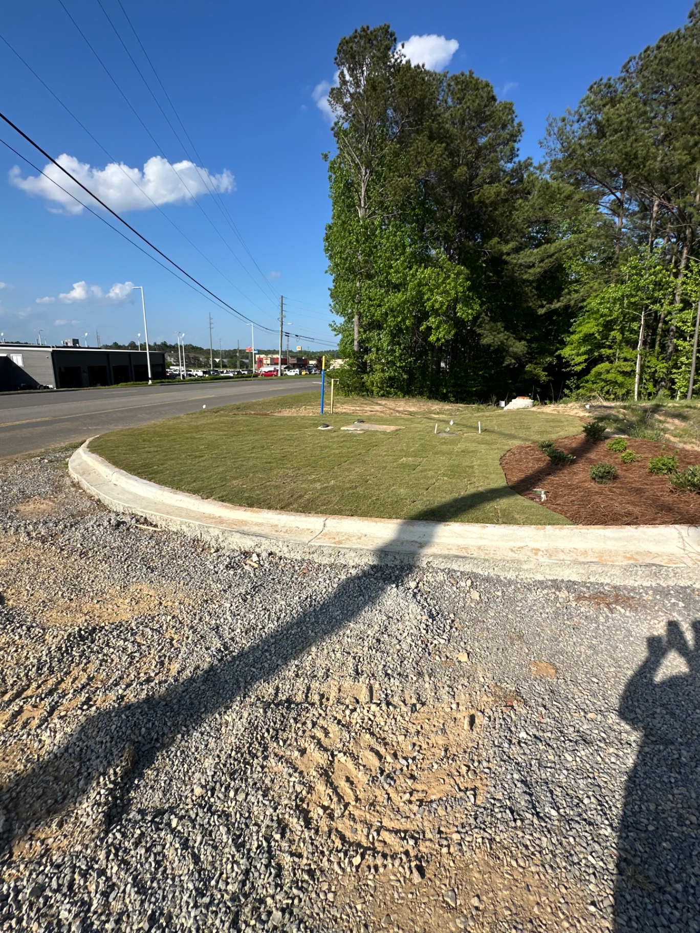 Roadside Landscape Island
