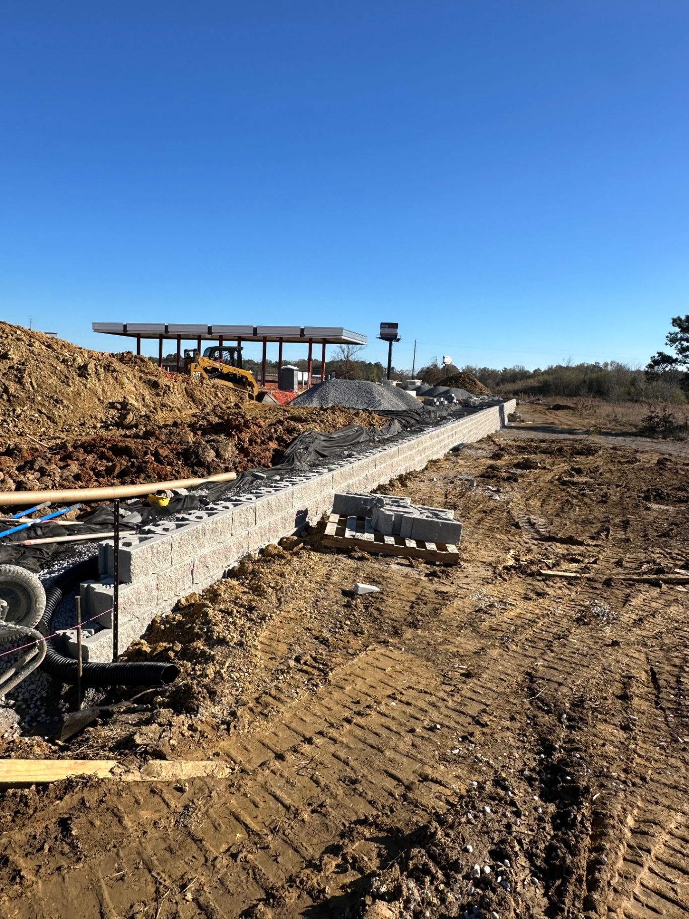 Commercial Retaining Wall